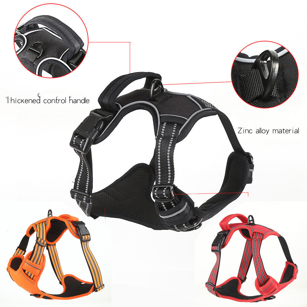 Dog Harness No Pull Breathable Reflective Pet Harness Vest - Paws Pet Shop