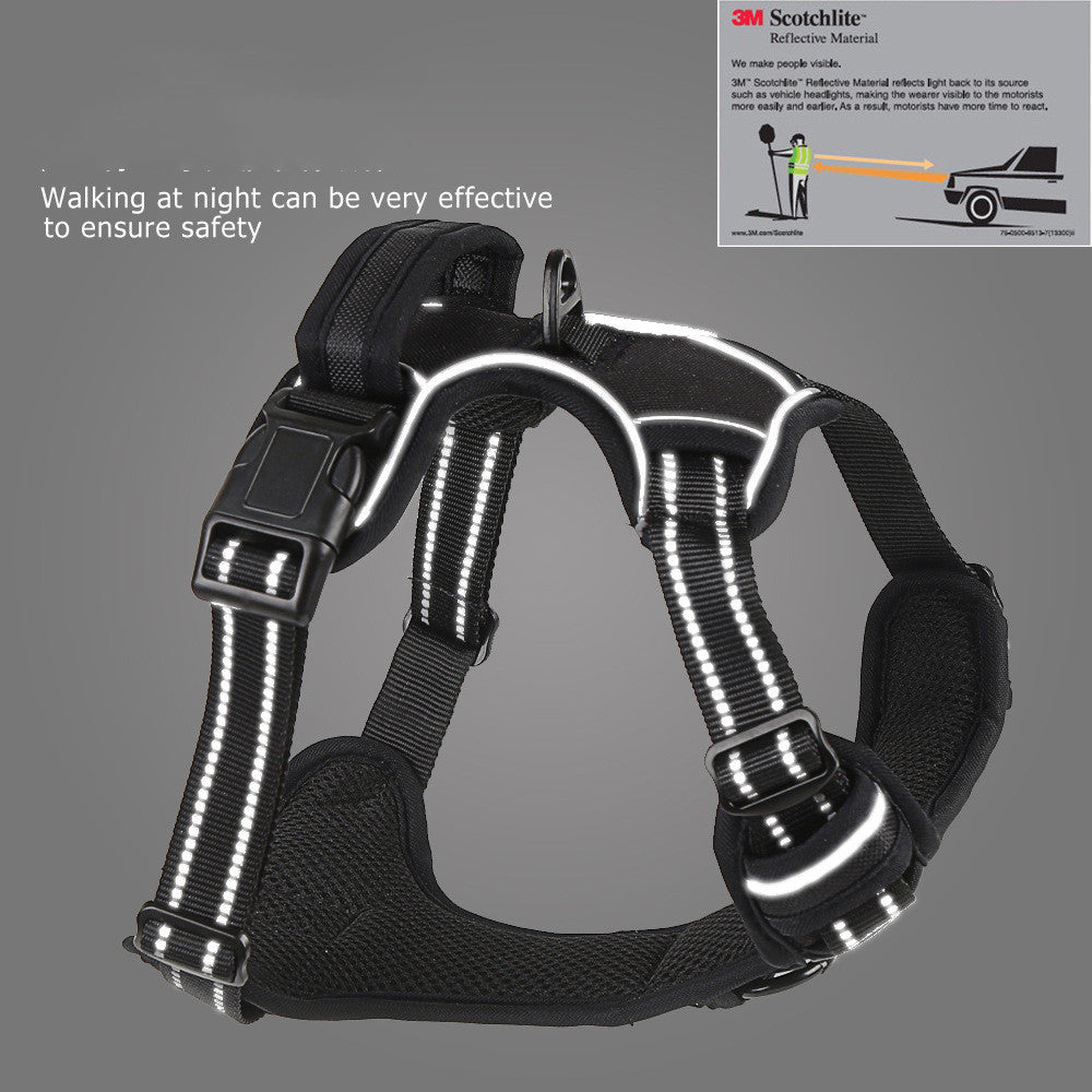 Dog Harness No Pull Breathable Reflective Pet Harness Vest - Paws Pet Shop