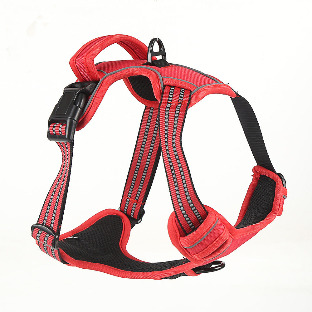 Dog Harness No Pull Breathable Reflective Pet Harness Vest - Paws Pet Shop