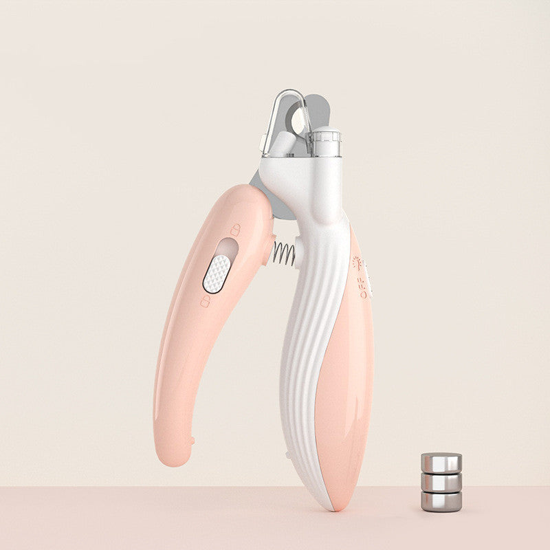 Pet Nail Clippers Dog Nail Clippers Cat Nail Clippers LED Electric Nail Grinder Pet Supplies LED Light Pet Nail Clippers - Paws Pet Shop