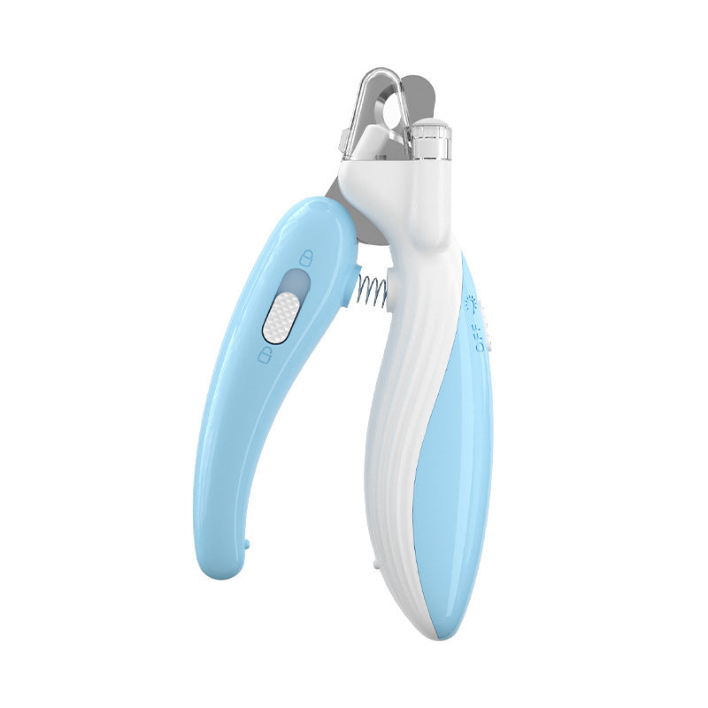 Pet Nail Clippers Dog Nail Clippers Cat Nail Clippers LED Electric Nail Grinder Pet Supplies LED Light Pet Nail Clippers - Paws Pet Shop