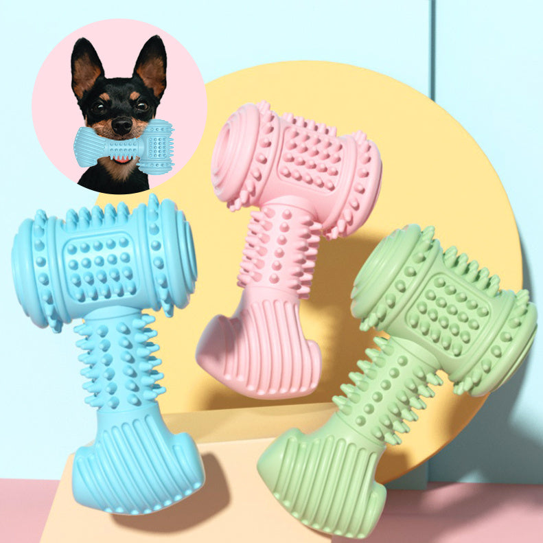 Dog Chew Toy Dogs Teeth Cleaning Toys Indestructible TPR Chewing Bite Resistant Teething Toys Pet Products - Paws Pet Shop