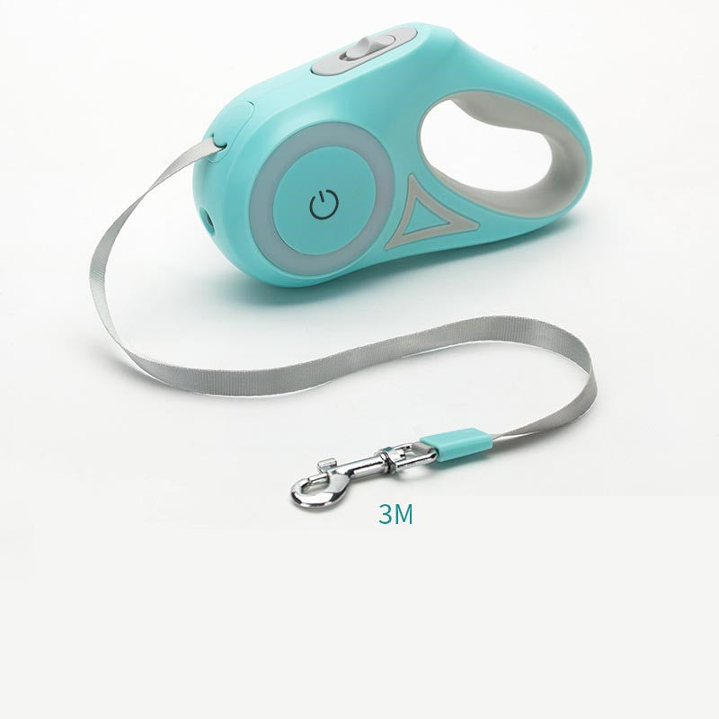 Dog Leash Retractable Leash And Dog Collar Spotlight Automatic Pet Dog Cat Traction Rope For Small Medium Dogs Pet Product - Paws Pet Shop