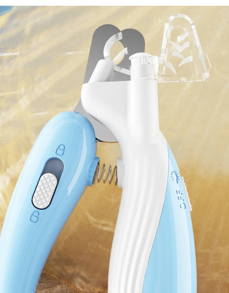 Pet Nail Clippers Dog Nail Clippers Cat Nail Clippers LED Electric Nail Grinder Pet Supplies LED Light Pet Nail Clippers - Paws Pet Shop