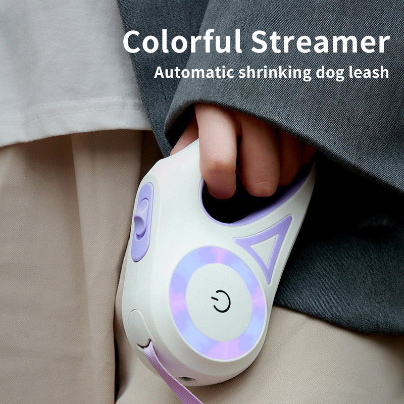 Dog Leash Retractable Leash And Dog Collar Spotlight Automatic Pet Dog Cat Traction Rope For Small Medium Dogs Pet Product - Paws Pet Shop