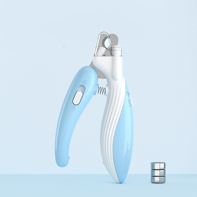 Pet Nail Clippers Dog Nail Clippers Cat Nail Clippers LED Electric Nail Grinder Pet Supplies LED Light Pet Nail Clippers - Paws Pet Shop