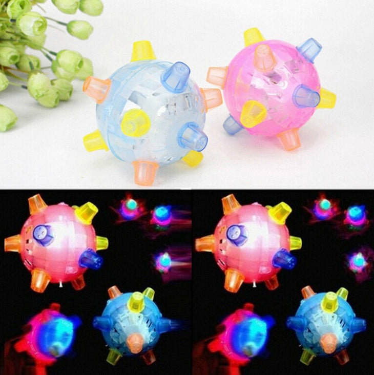 Bounce & Glow Dog Toy – Chew-Safe, Motion-Activated Fun for Mental Stimulation