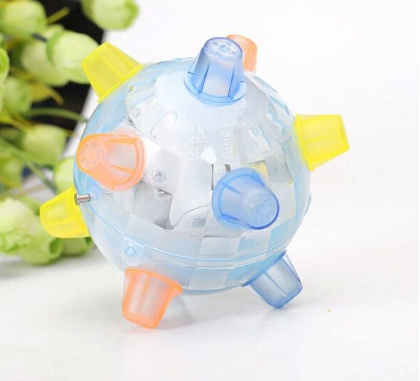 Bounce & Glow Dog Toy – Chew-Safe, Motion-Activated Fun for Mental Stimulation