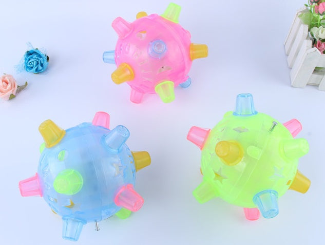 Bounce & Glow Dog Toy – Chew-Safe, Motion-Activated Fun for Mental Stimulation