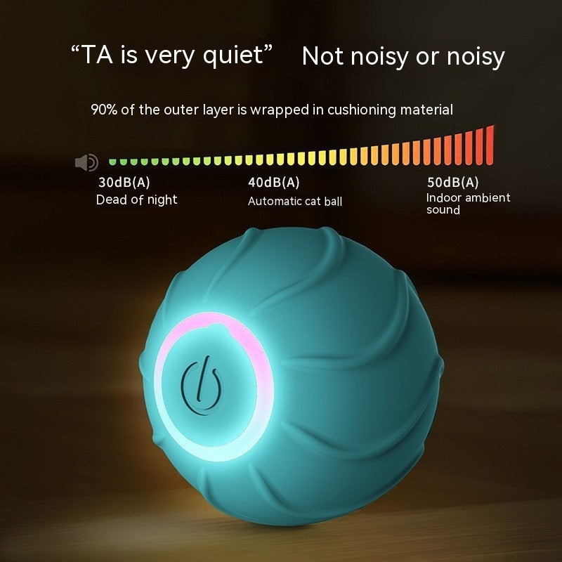 Smart Cat Toys Rolling Ball Pet Cat Owner Interactive Pets Toys Automatic Bouncing Ball USB Self Hi Teasing Kittens Jumping Ball - Paws Pet Shop