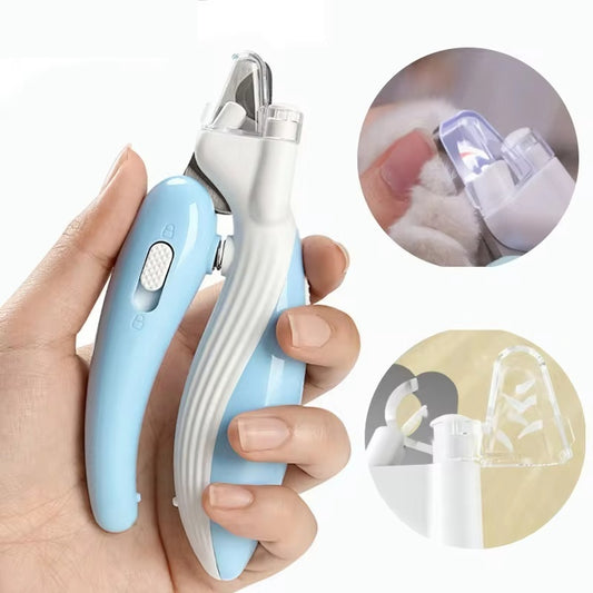 Pet Nail Clippers Dog Nail Clippers Cat Nail Clippers LED Electric Nail Grinder Pet Supplies LED Light Pet Nail Clippers - Paws Pet Shop