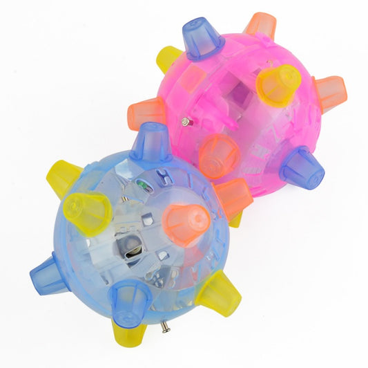 Bounce & Glow Dog Toy – Chew-Safe, Motion-Activated Fun for Mental Stimulation