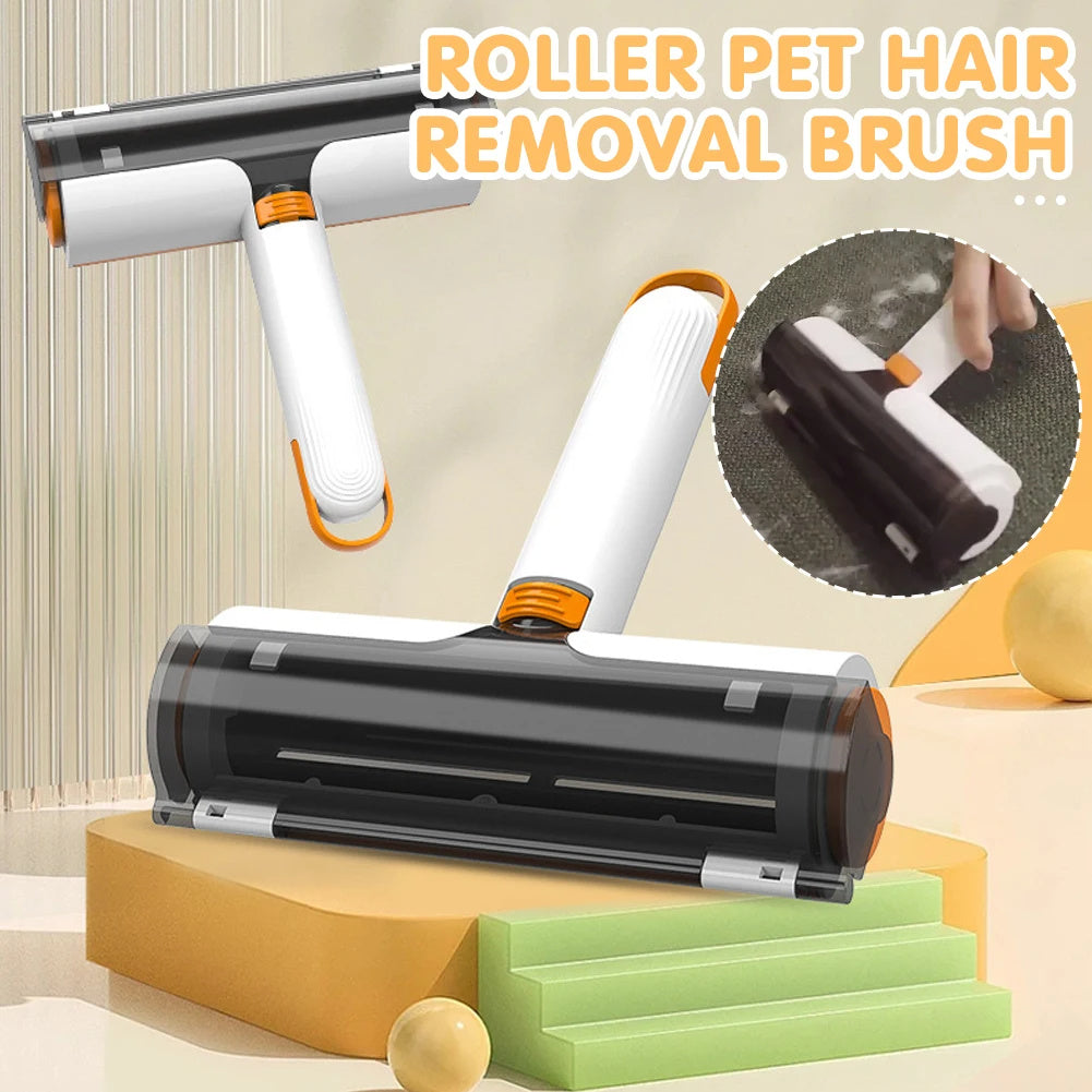 2 In 1 Pet Hair Removal Roller Multifunctional Portable Washable Hair Removal Brush